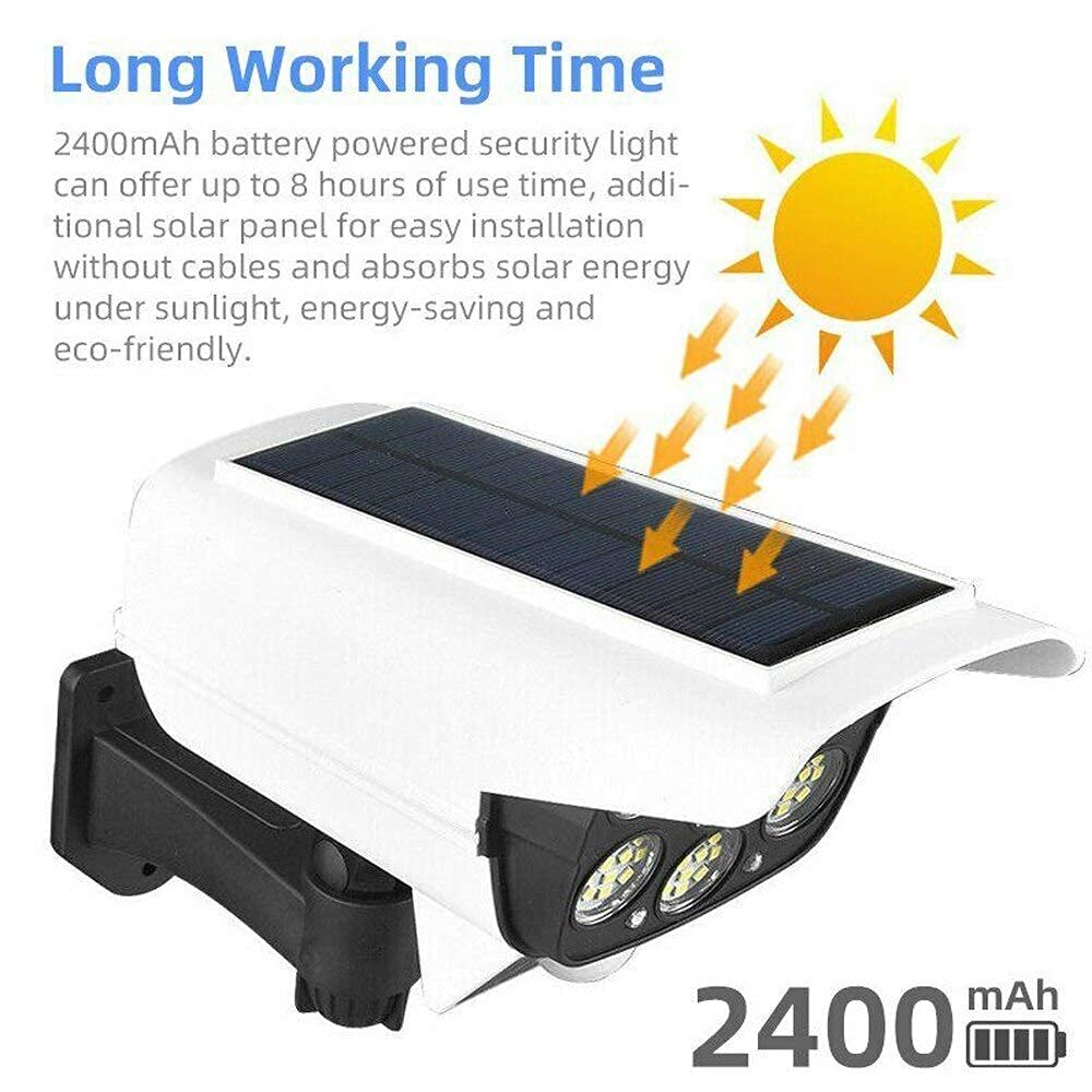 Solar security motion sensor street compound light